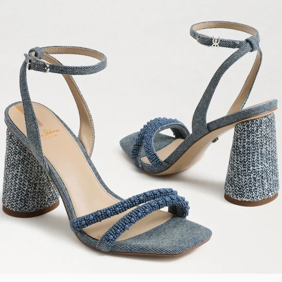 🌸 SAM EDELMAN 🌸 Kia Beads Size: 7 - Picture 2 of 13